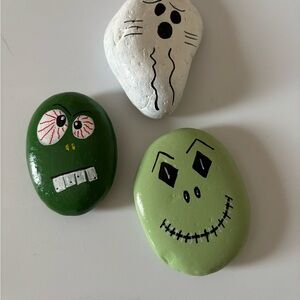 Halloween Painted Rock Set